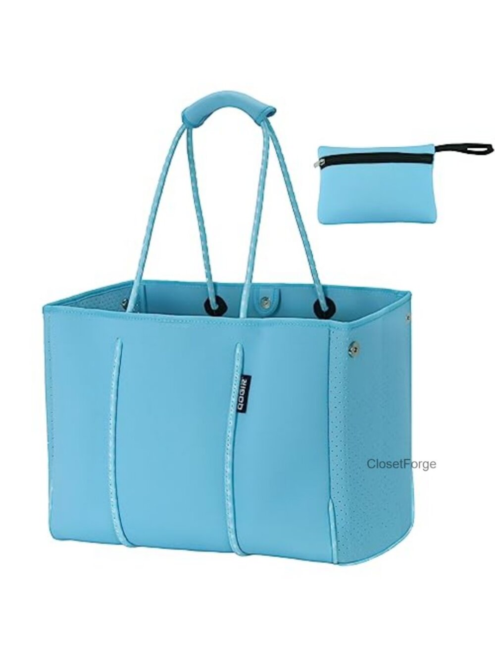 Large Multipurpose Gym Beach Bag Lightweight Foldable Neoprene with Shoulder Pad